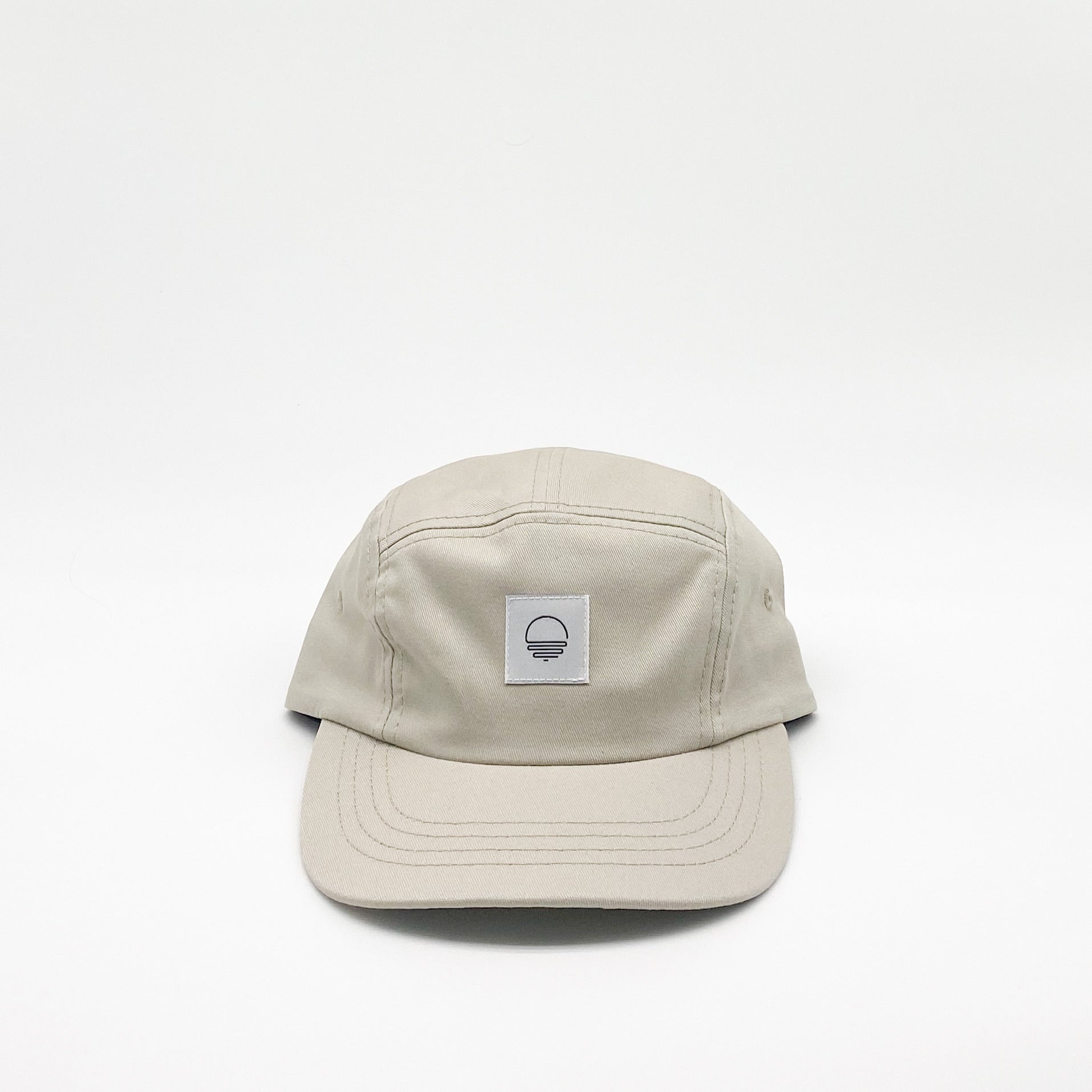 Organic Cotton Hat with Minimalist Icon in Dune | Kids