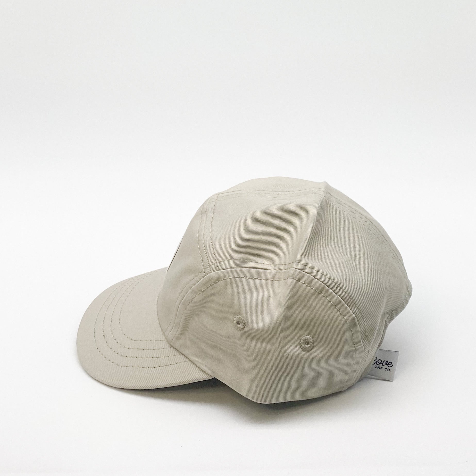 Organic Cotton Hat with Minimalist Icon in Dune | Kids