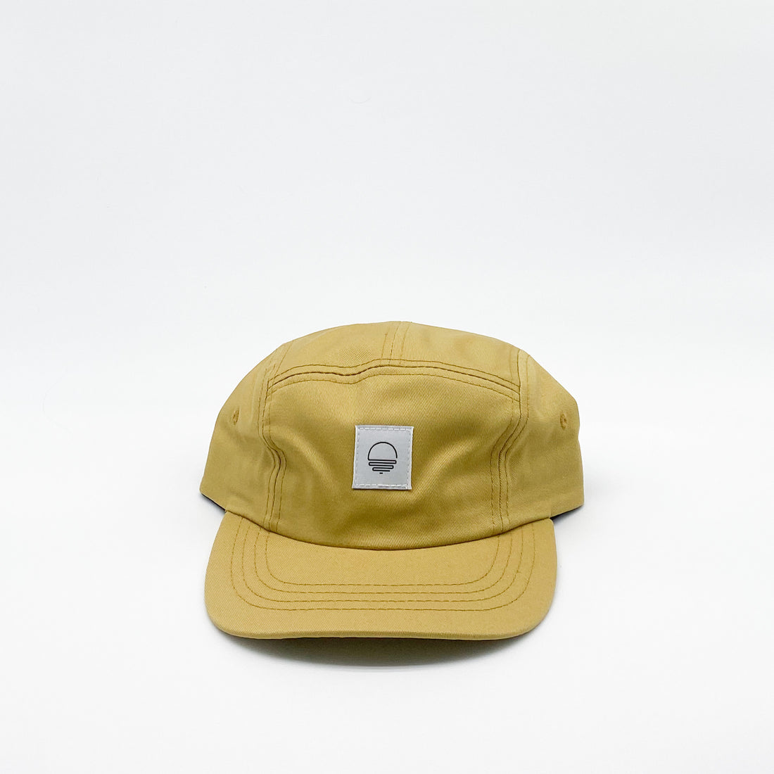 Organic Cotton Hat with Minimalist Icon in Goldie | Kids