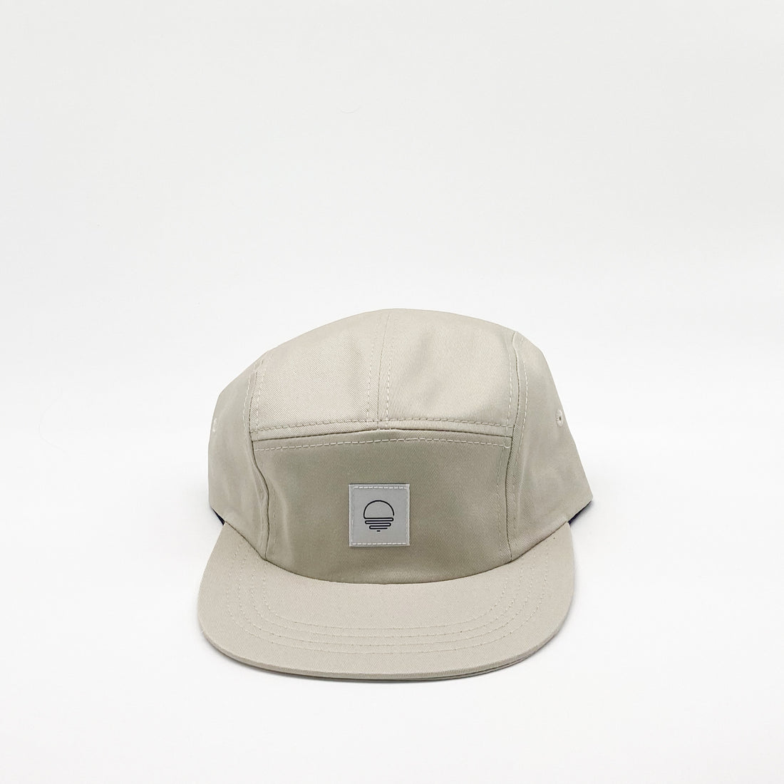 Organic Cotton Hat with Minimalist Icon in Dune | Adult