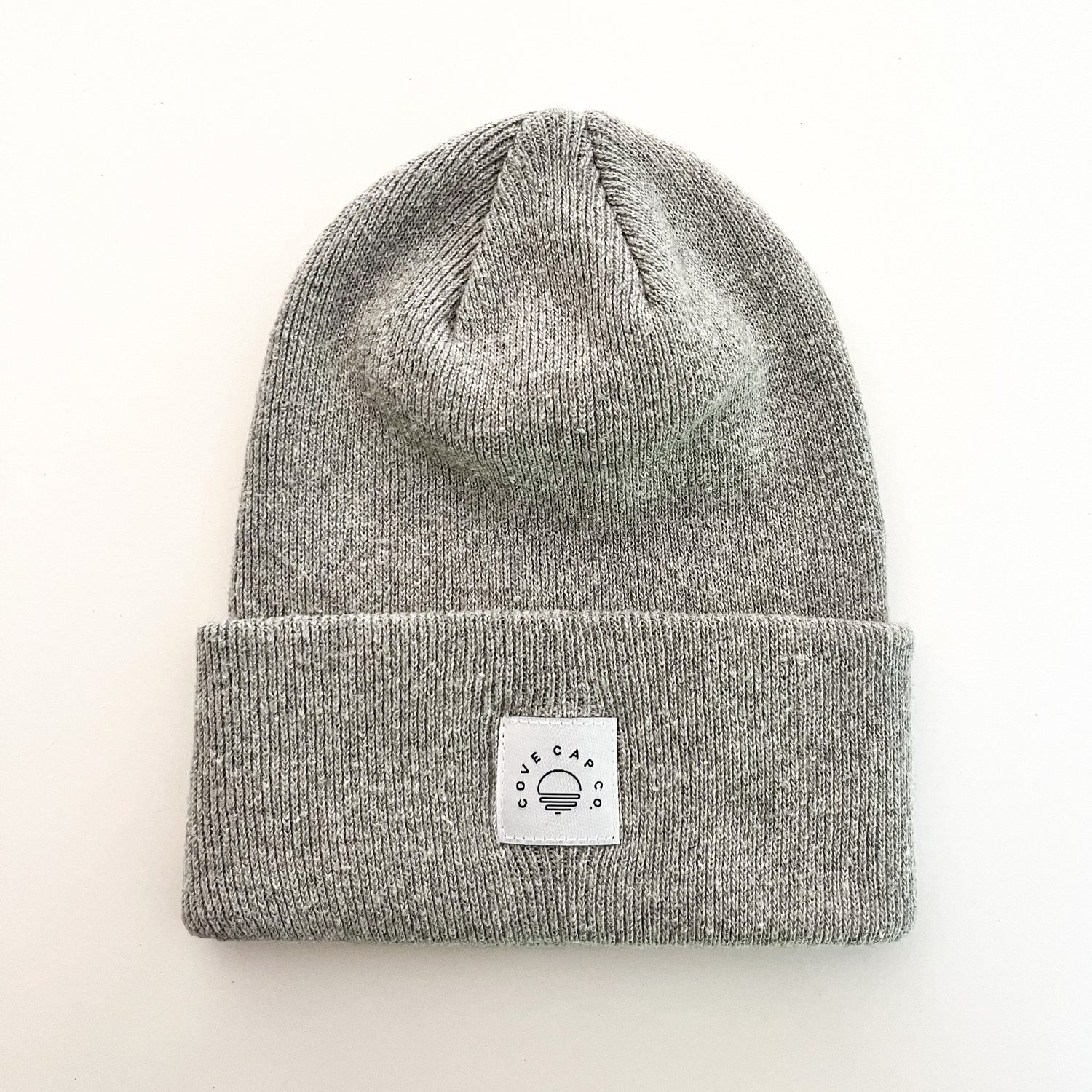 Recycled Cotton Beanie in Grey | Kids