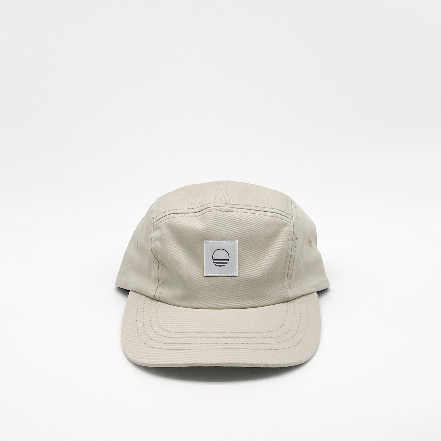 Organic Cotton Hat with Minimalist Icon in Dune | Toddler