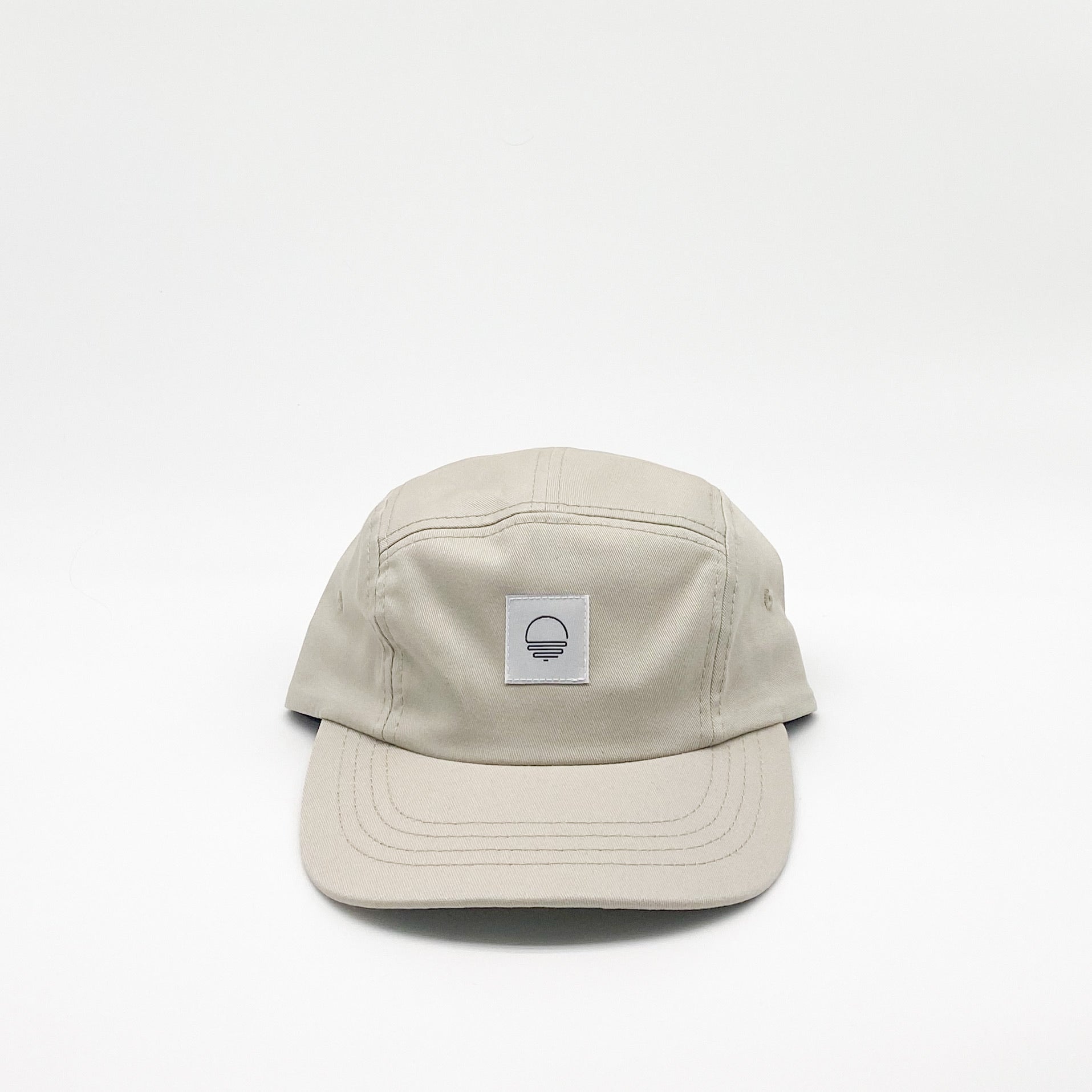 Organic Cotton Hat with Minimalist Icon in Dune | Toddler